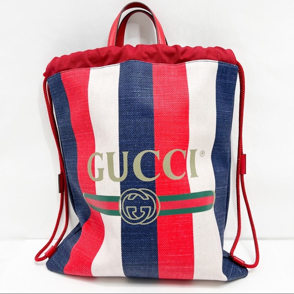 Gucci Sylvie Stripe Backpack 2018 Collection - Picture 6 of 16